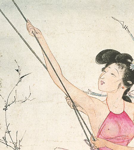 东丰-胡也佛的仕女画和最知名的金瓶梅秘戏图